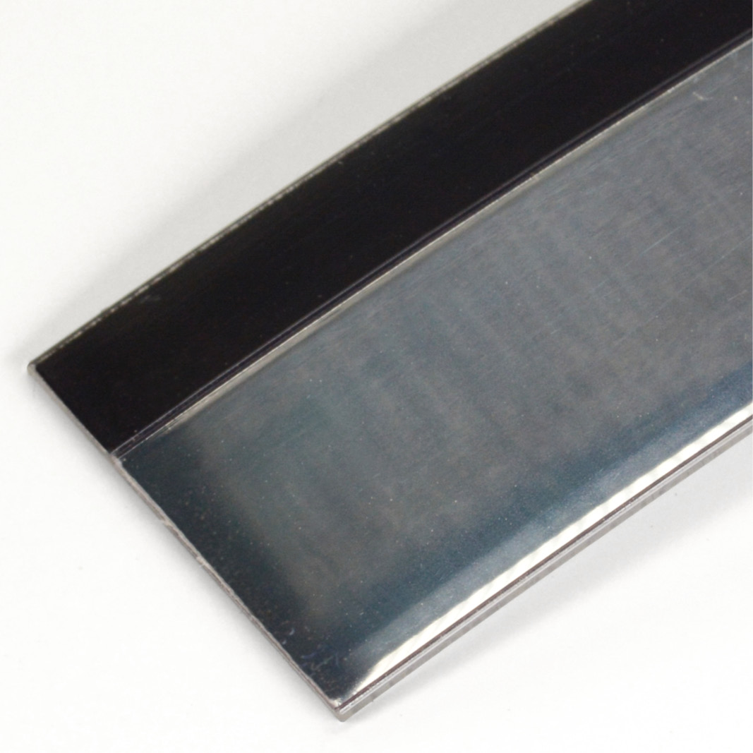 Кромка для столешницы  «Acryline» «Ступенька» черный зеркальный ALS1М SIDAK SIST1222-2032