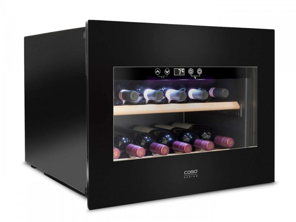 5351859 Встраиваемый винный шкаф CASO WineDeluxe E 18 черный STDN-0024851 - Вид №4