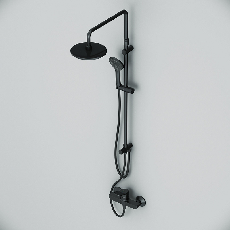 F42885A24 набор 2в1: см-ль д/душа верхний душ d 220 мм ручн.душ 110 мм 1 ф-ция душевая шт AM.PM X-Joy  - Вид №6