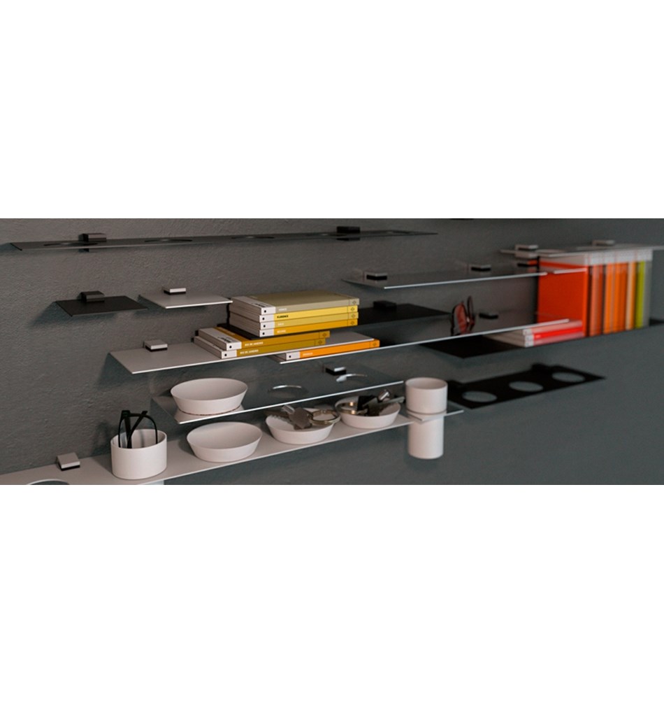 FROST Полка 4, 36см » полированная. цинк / латунь Полированный хром Q303236025  - Вид №1