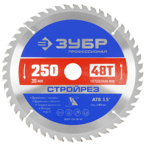 Диск пильный Зубр 36931-250-30-48 9107499