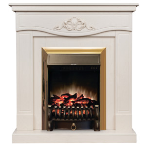 90368517 Каминокомплект JUNONA STD/EUG WT + FOBOS-S LUX BR SHB CLASSIC STD STLM-0202836 REALFLAME
