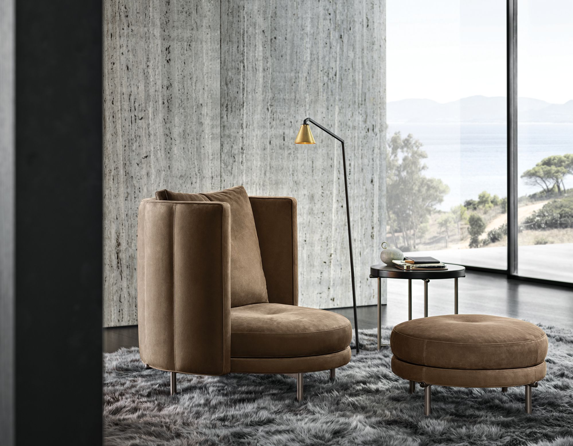 Кресло с подлокотниками Minotti Torii ARCH-00107840 - Вид №4