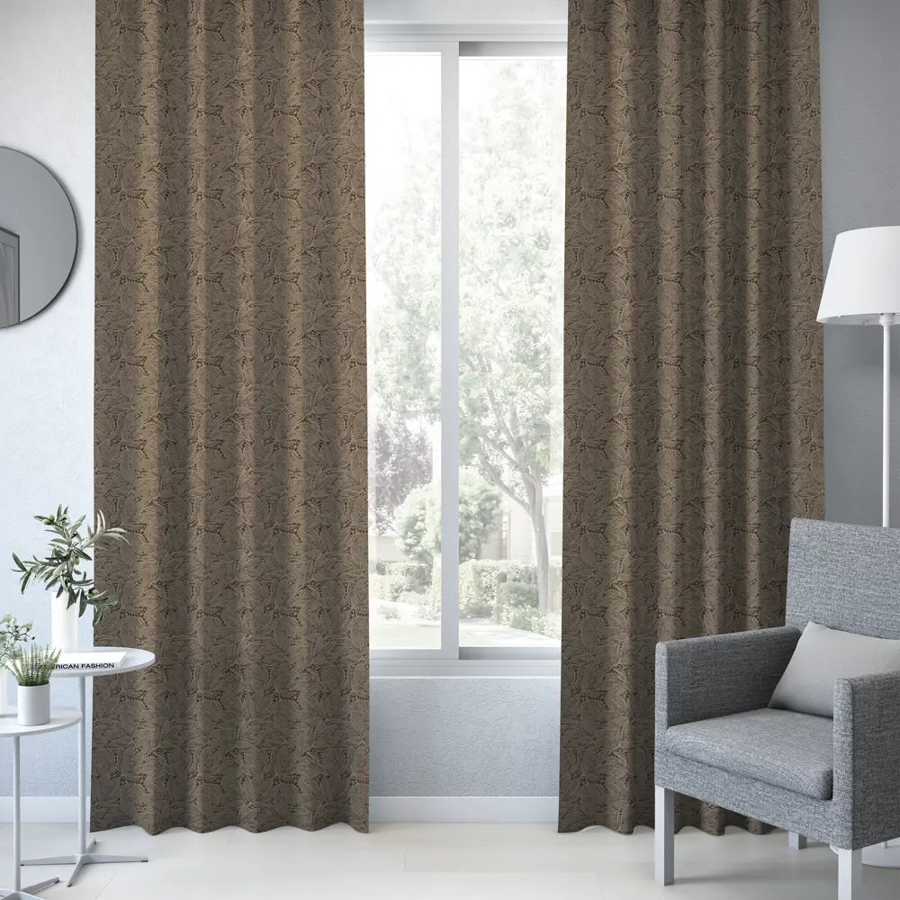 Штора на ленте Evita 160x280 см цвет бежевый 83407068 STLM-2007558 INSPIRE  - Вид №3