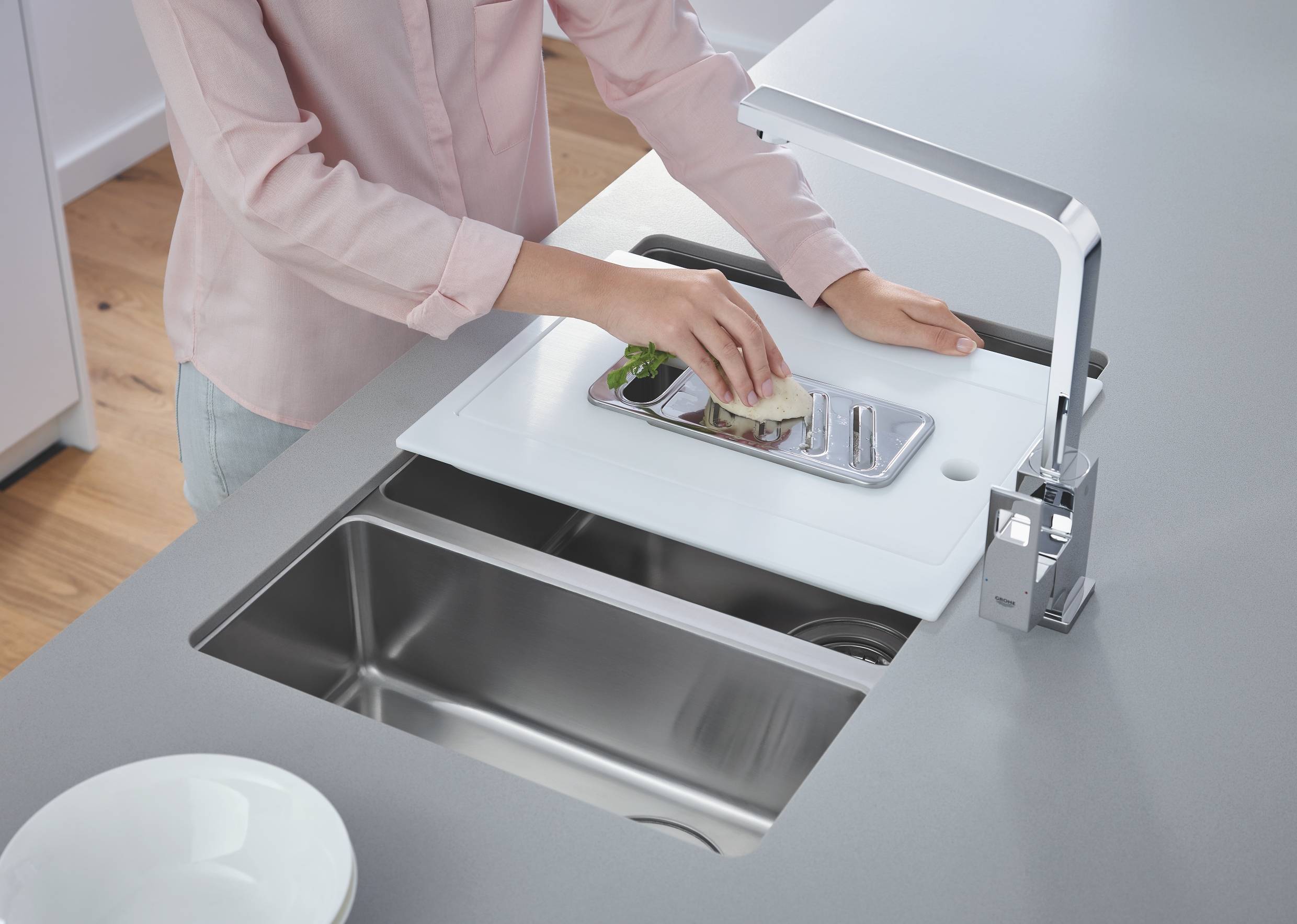 31575SD0 Мойка кухонная овальная Grohe K7 - Вид №3