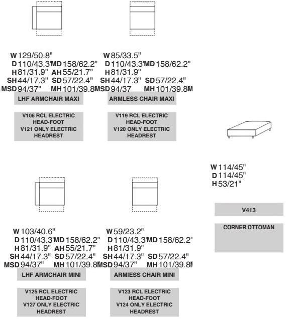 Rossini Sofas Секционный раскладывающийся кожаный диван sun-id-1358523 - Вид №11