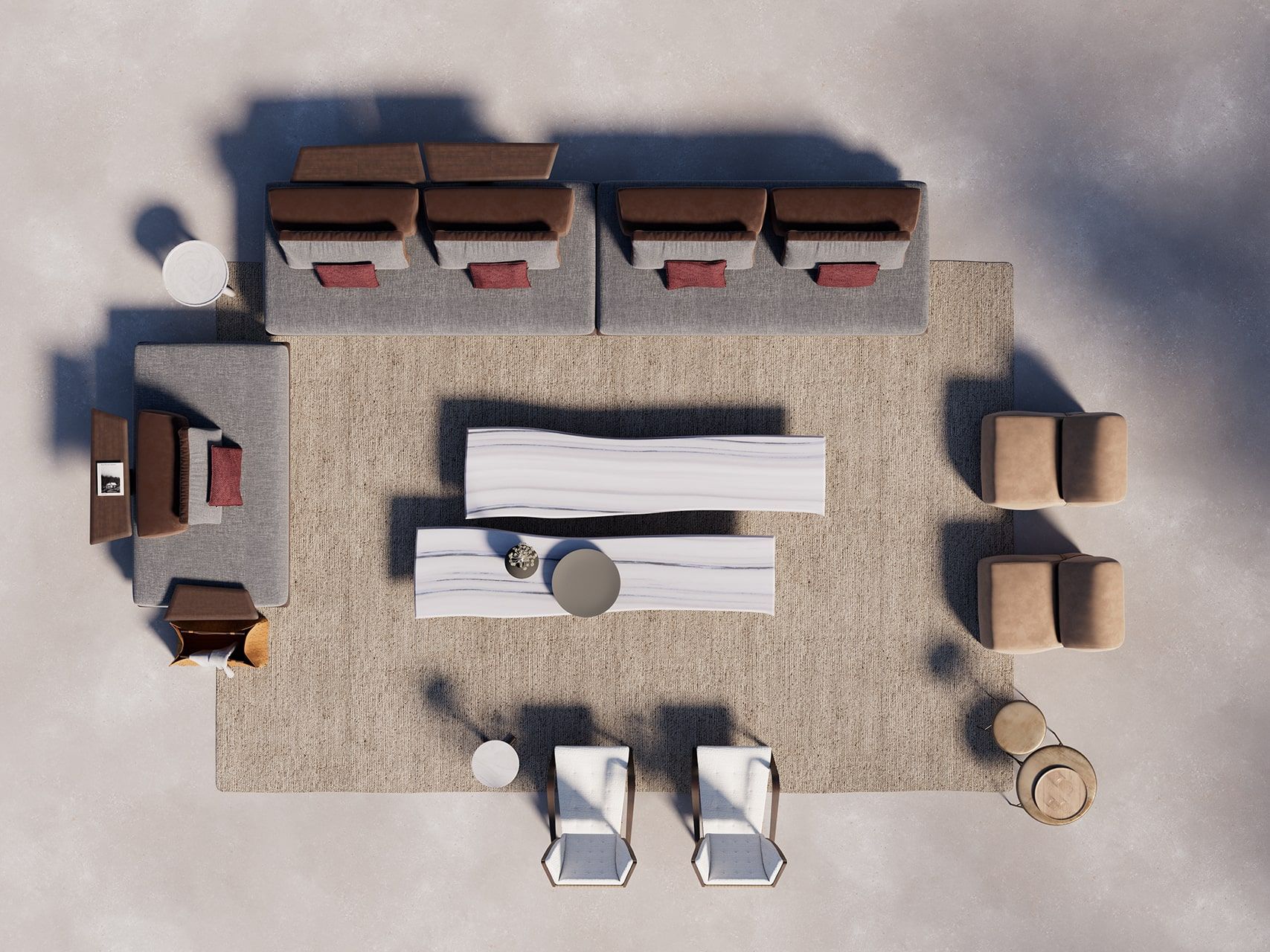 Тканевое садовое кресло Exteta мягкая линия ARCH-00076609 - Вид №7