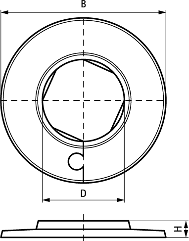 0671412 Монтажные профиля BIS Заглушки декоративные облицовка трубопроводов WALRAVEN  - Вид №1