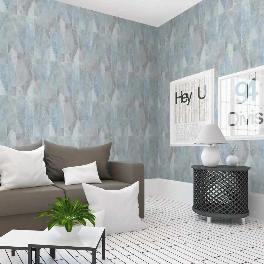 Обои флизелиновые Ateliero Anri синие 1.06 м AT88172-04 STLM-2129462 - Вид №3