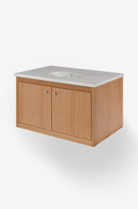 999495 Одноместный плавающий туалетный столик Alta 36 "x 24" x 21 " Waterworks