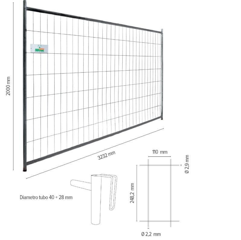 Мобильная система ограждения Defim Orsogril Defender ARCH-00038990 - Вид №5