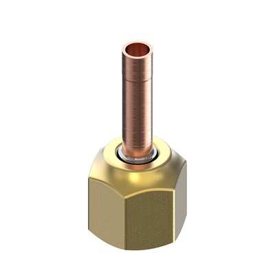 Danfoss Гайки и адаптеры для клапанов T2/TE2 и клапанов TE 5 - 55 Адаптор под пайку для Т2/TE2 068-2063 