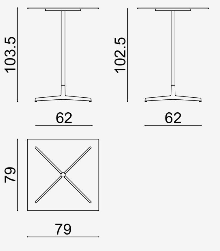 Стол со спицами Arper Wim ARCH-00041896 - Вид №23