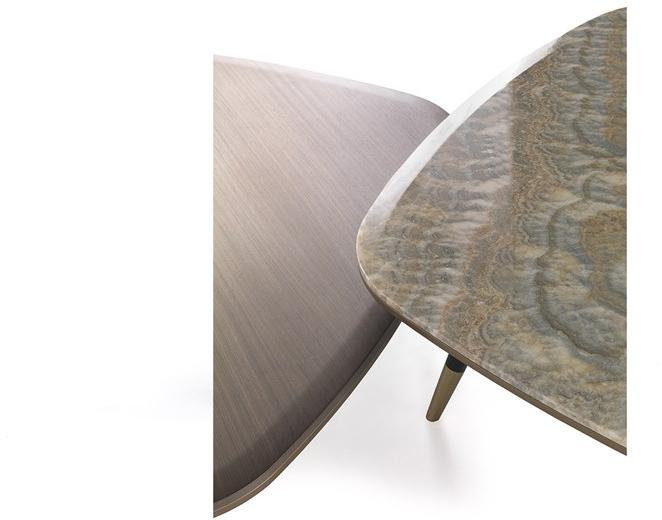 Gianfranco Ferré Home Низкий мраморный журнальный столик sun-id-1415902 - Вид №2