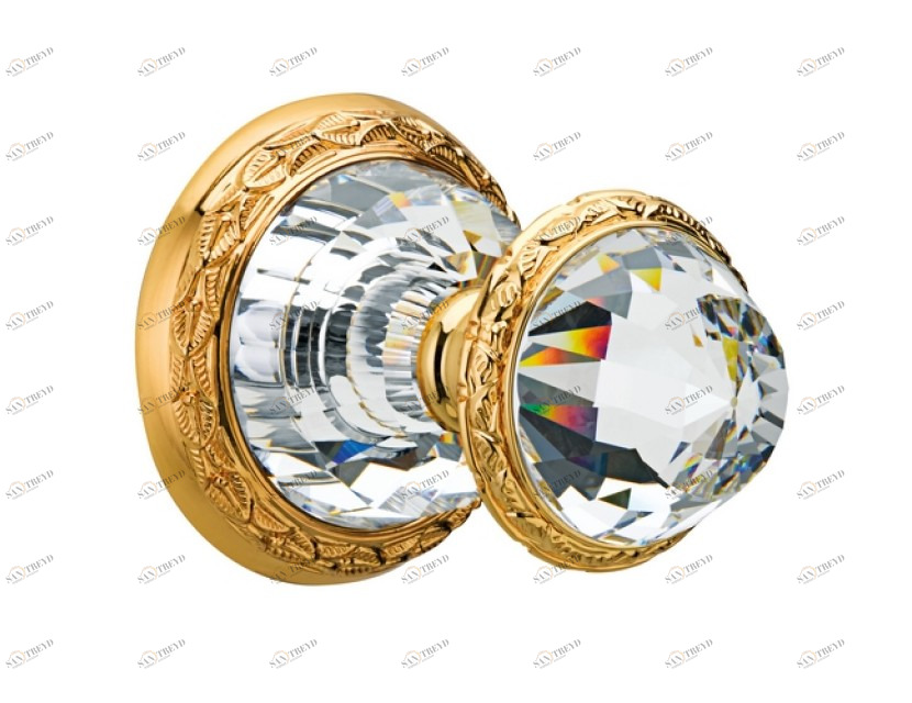 0P6248.000.01 Набор ручек дверных ручек на розах Золото 24К Mestre 