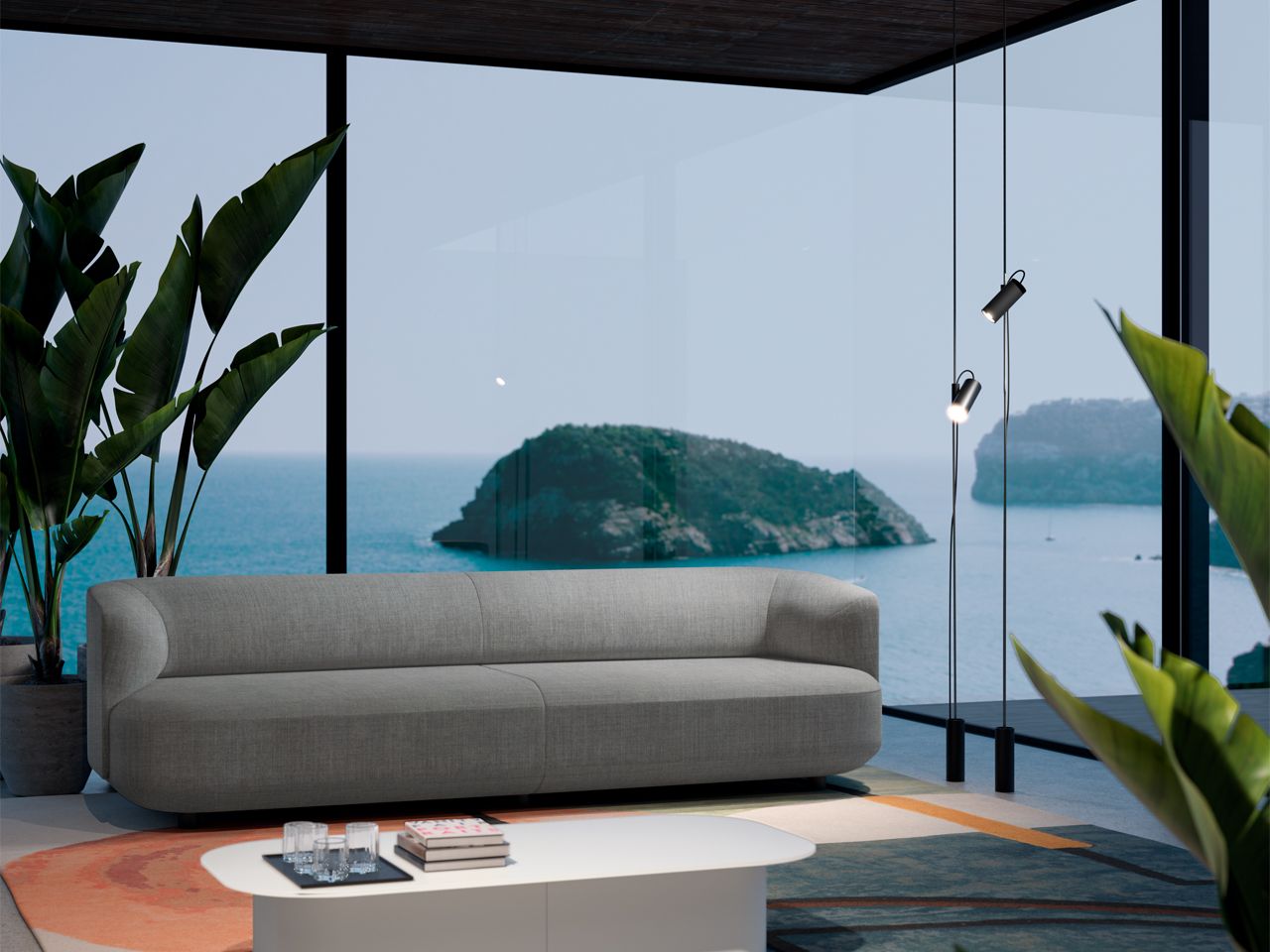 3-местный тканевый диван FREZZA Afina ARCH-00011549 - Вид №1