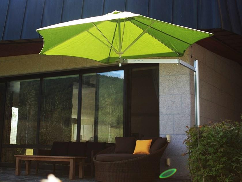 Umbrosa Круглый регулируемый алюминиевый зонт с боковой стойкой Paraflex sun-id-1351051 - Вид №1