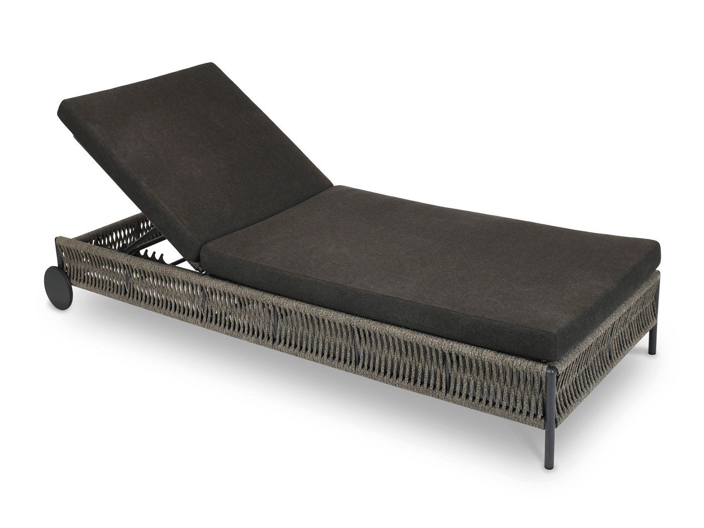 Алюминиевая откидная Садовая кровать с колесами FISCHER MÖBEL Cosmo ARCH-00020543