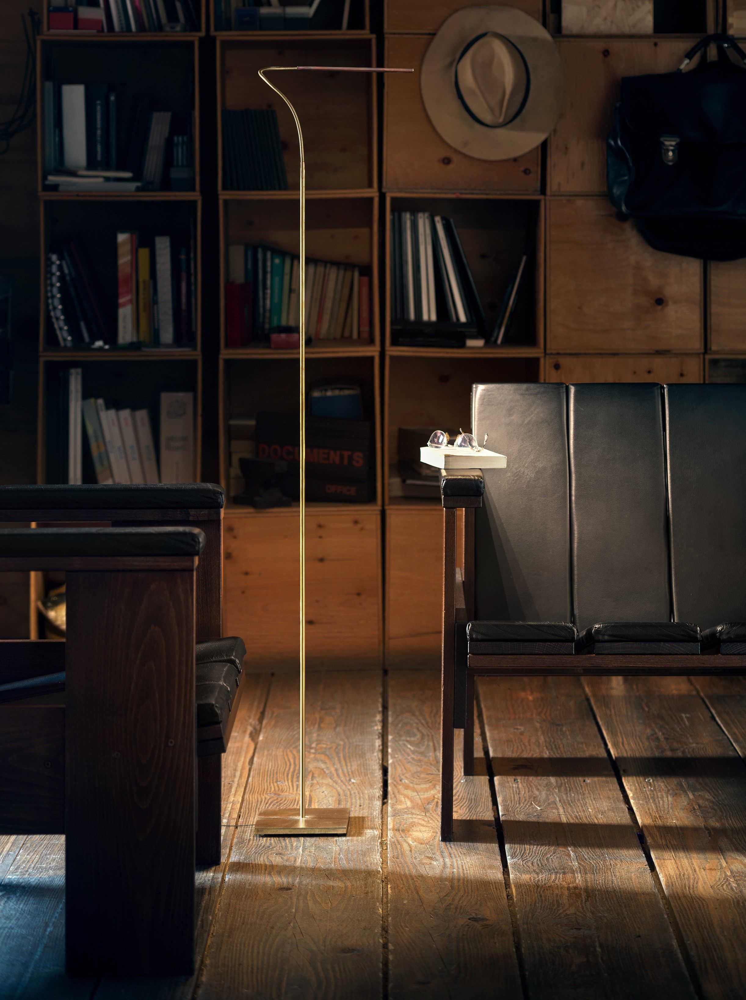 Латунь регулируемый светодиодный торшер Catellani & Smith вечные предметы ARCH-00117119 - Вид №5