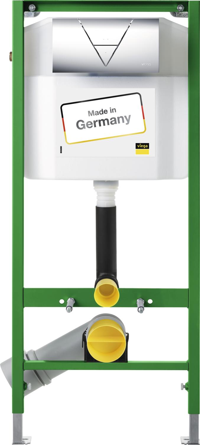 Системная техника  Viegaswift, Steptec, Viega Eco Plus, Viega Mono, панели смыва и принадлежности  T3 Viega Eco Plus  Элементы для унитазов, элементы для умывальников VIEGA 673 192 Модель 8180.29 Santreyd  - Вид №1