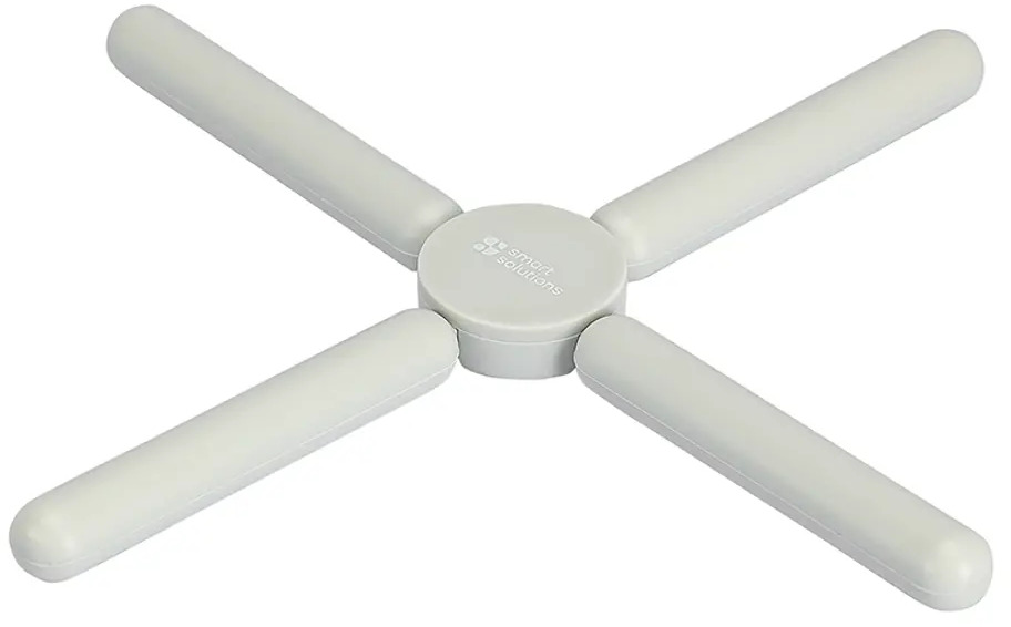 91737311 Подставка под горячее складная Smart Solutions Wheel силикон 22x22x1.3см серый STLM-0886100