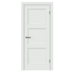 Комплект двери Трилло глухая 80x200 см Hardflex белый с добором 200 мм