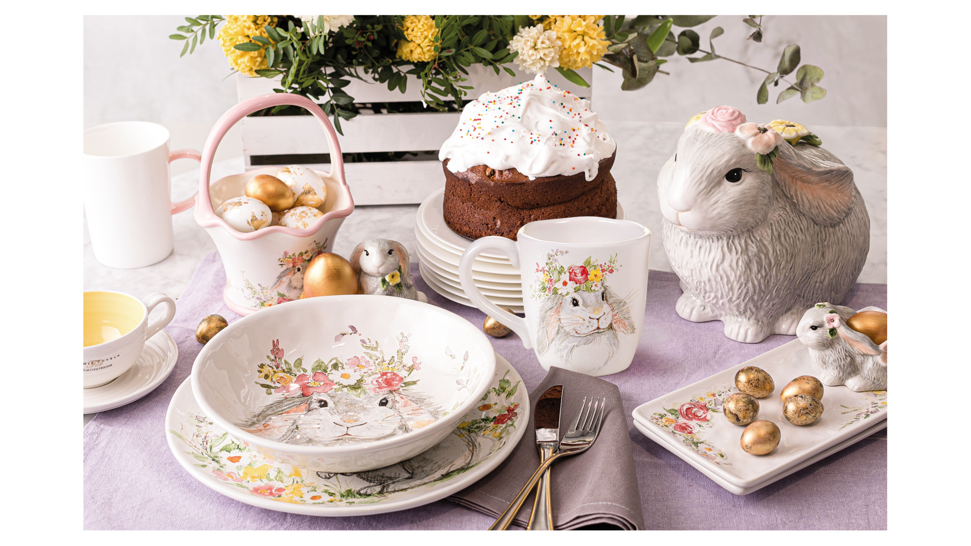 10648255 Certified International Кружка Certified Int. Милый кролик-2 600мл, керамика Керамика  - Вид №3