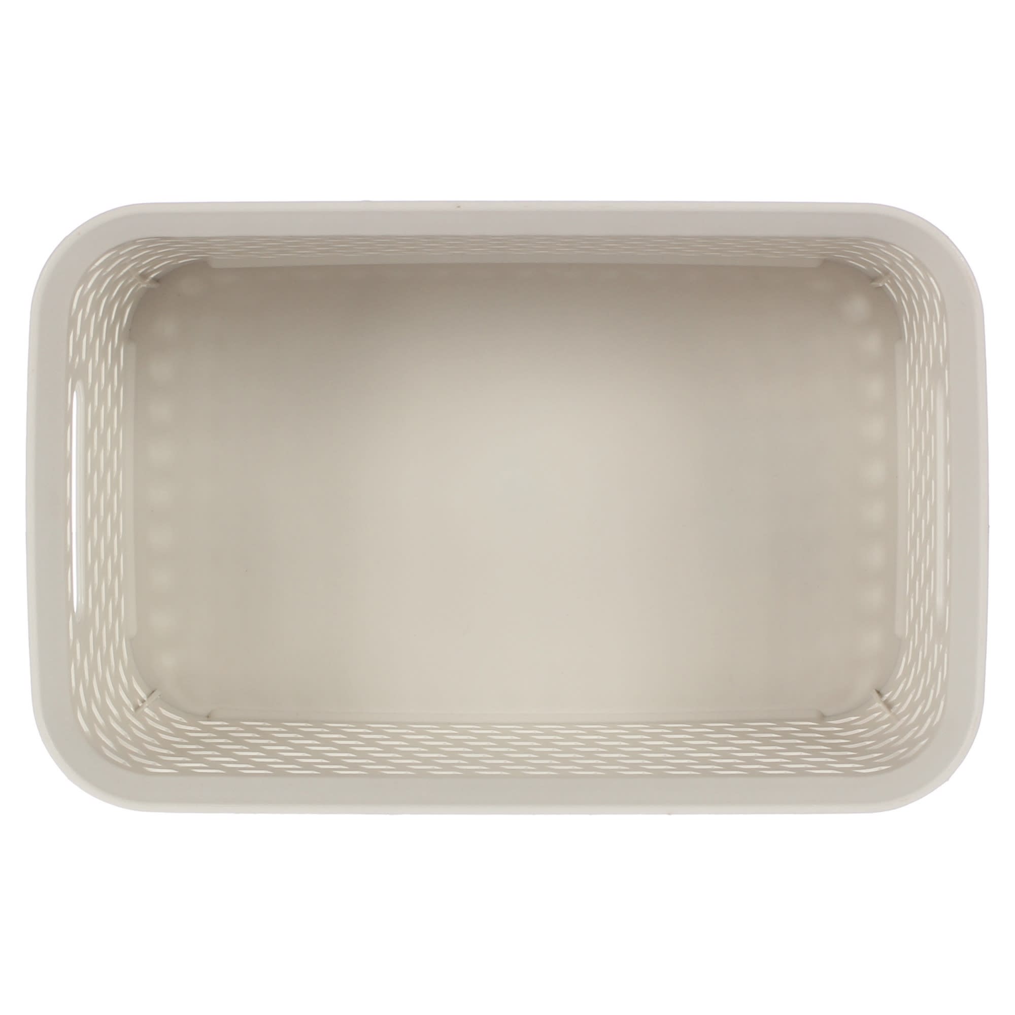 81979774 Корзина для хранения «», 4 л, 28х18.5х12.6 см, цвет белый Ротанг Santreyd  - Вид №1