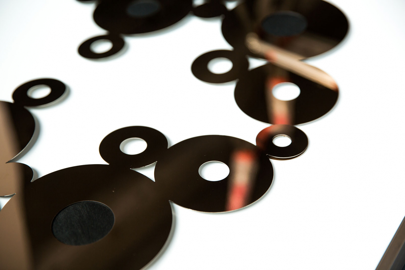 Панно-картина на стену OVAL GOLD EVENHOME  192757 Черный  - Вид №4