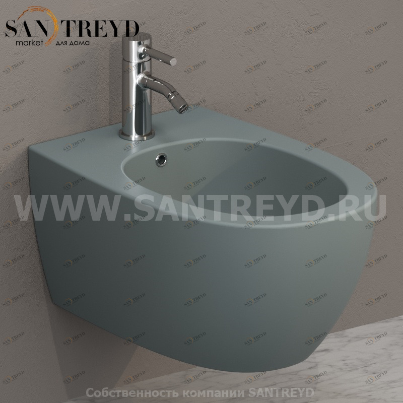 MDS09BL Биде подвесное 4ALL Ceramica Globo