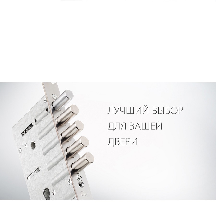 90262473 Замок врезной ЗВ-ФРК-001Хп 00020 без цилиндра и ключей, цвет хром STLM-0154271 CRIT