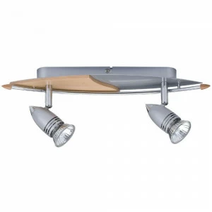 Спот потолочный бежевый с 2 плафонами Paulmann Hilke 66212 PAULMANN HILKE 00-3926997 Бежевый