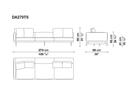 Кожаный диван B&B Italia док ARCH-00130675 - Вид №61