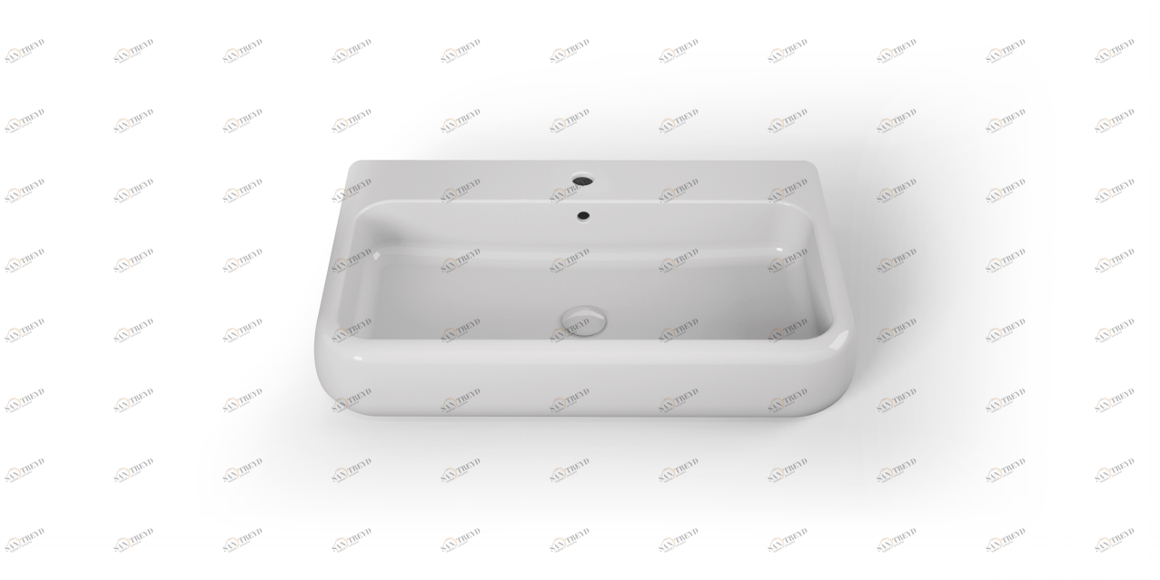 SHLS80 Накладная раковина на столешницу  овальная Ceramica Cielo 