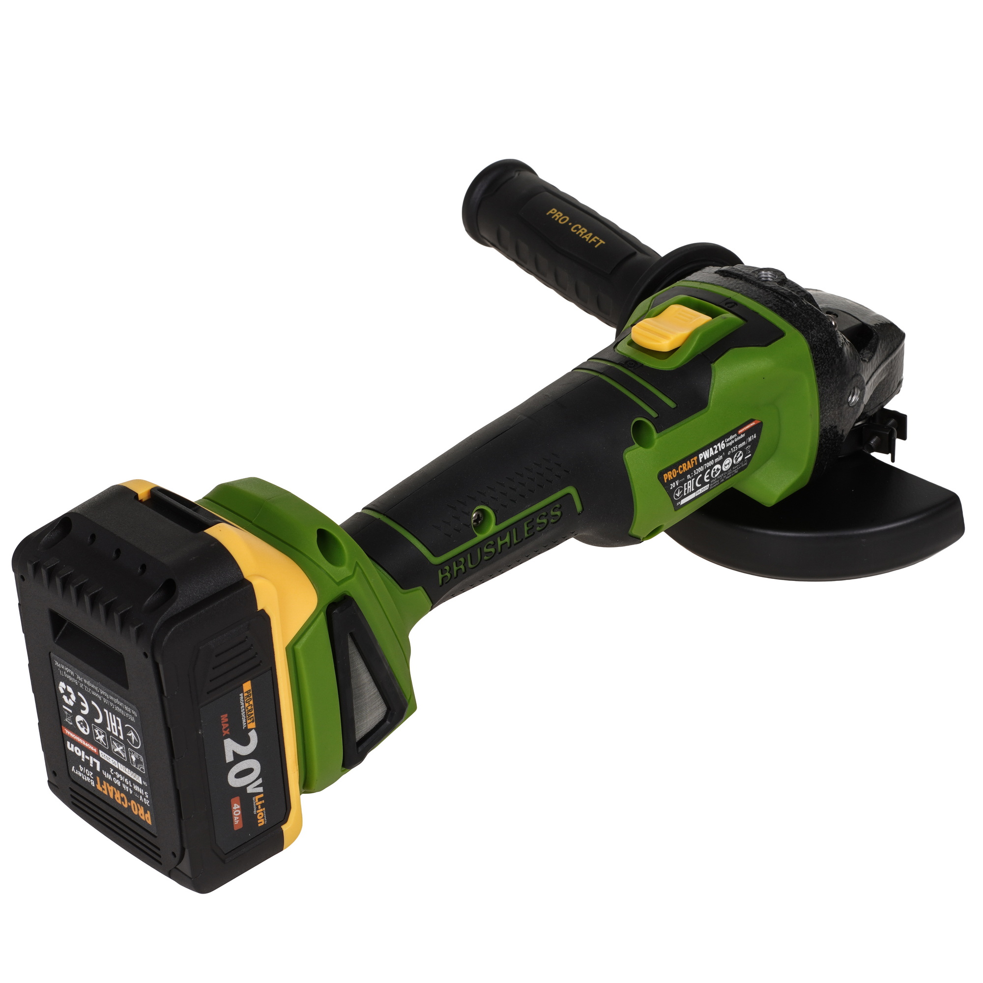 Углошлифовальная машина (УШМ) Procraft PWA216 9277938 STDN-0133304 - Вид №2