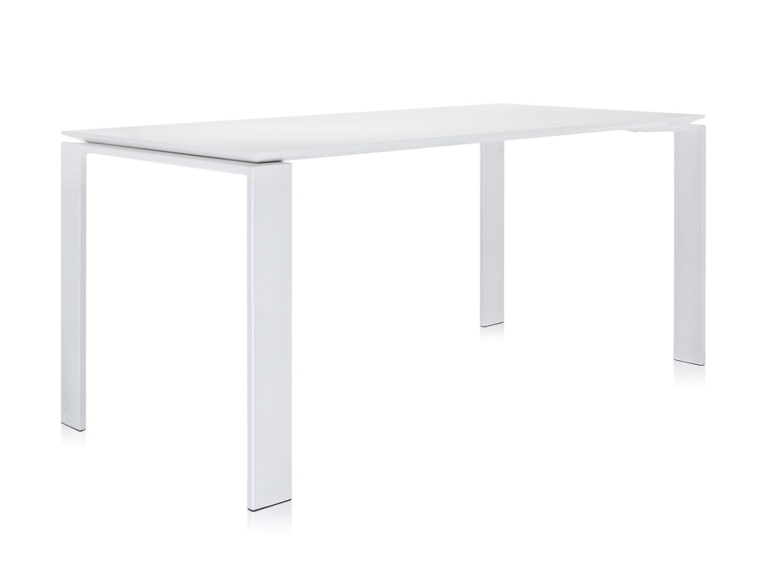 Прямоугольный садовый стол из оцинкованной стали Kartell Four ARCH-00068655