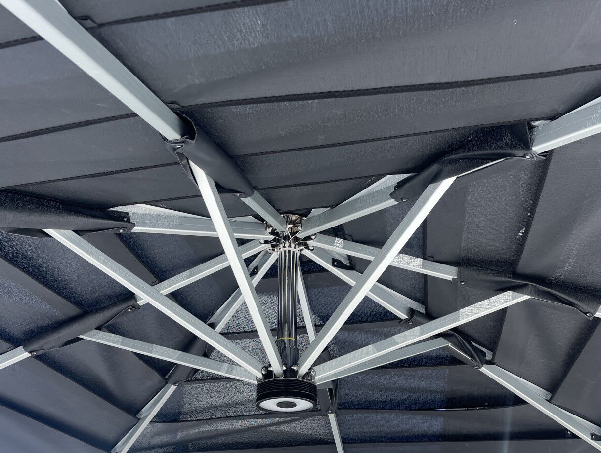 Поворотный зонтик из нержавеющей стали с боковым полюсом Gardenart GIRASOLE EVOLUTION ARCH-00035927 - Вид №4