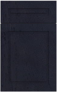 Фасады для кухни Модерн Фрезеровка «Ла Дефанс» Дуб фактурный чернильный №525