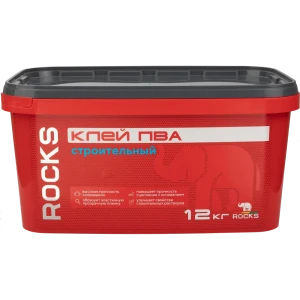 Клей ПВА Строительный Rocks 12 кг