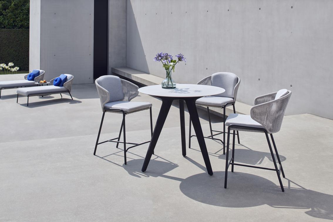 MNST563 Барный стул 76 веревка кремень перец Manutti Radius - Вид №2