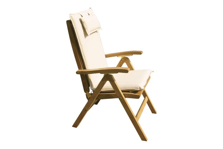 Стул из тикового дерева с подлокотниками Il Giardino di Legno ARCH-00132607