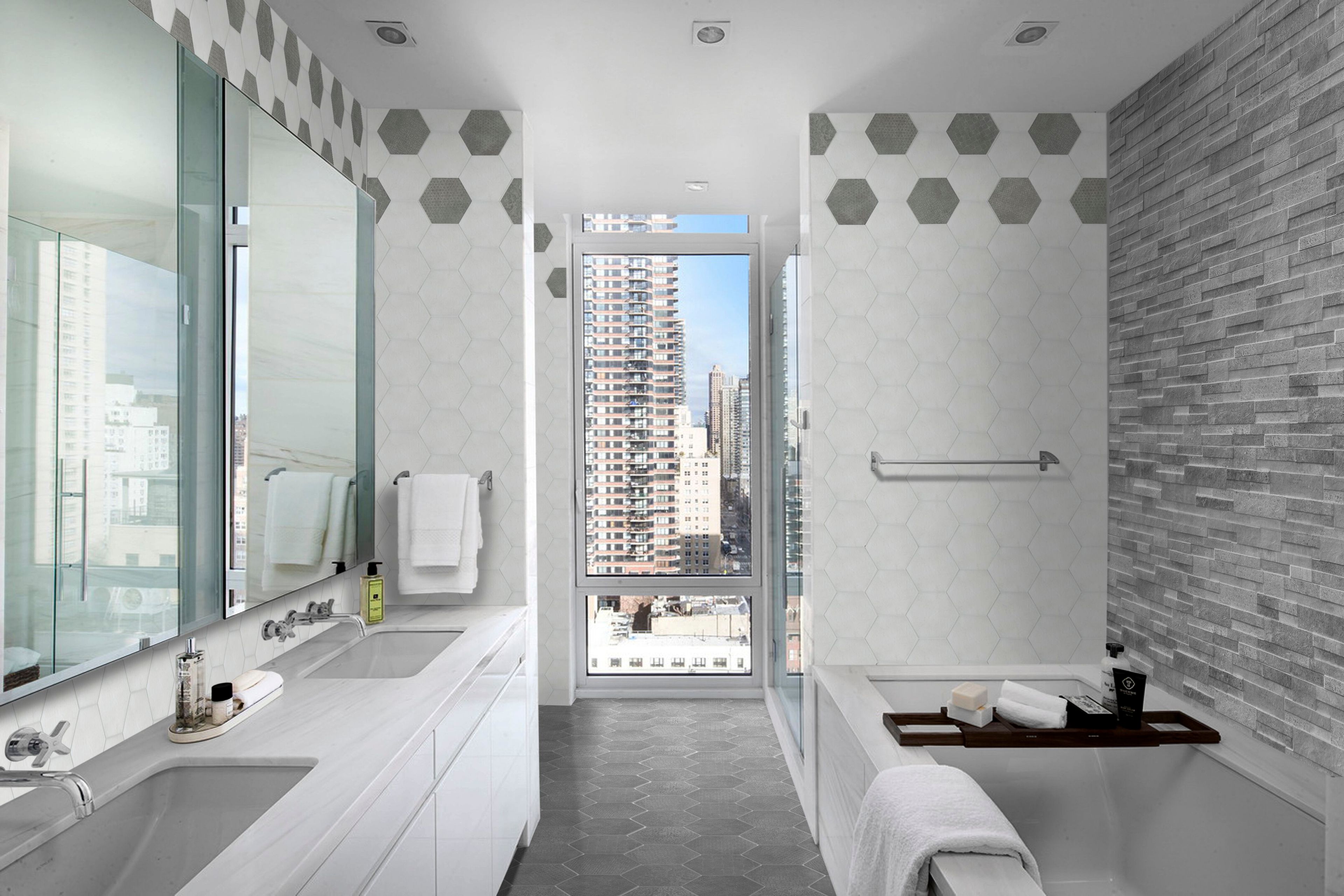 Керамогранит с эффектом камня KERADOM QUARZO ARCH-00146857 - Вид №1