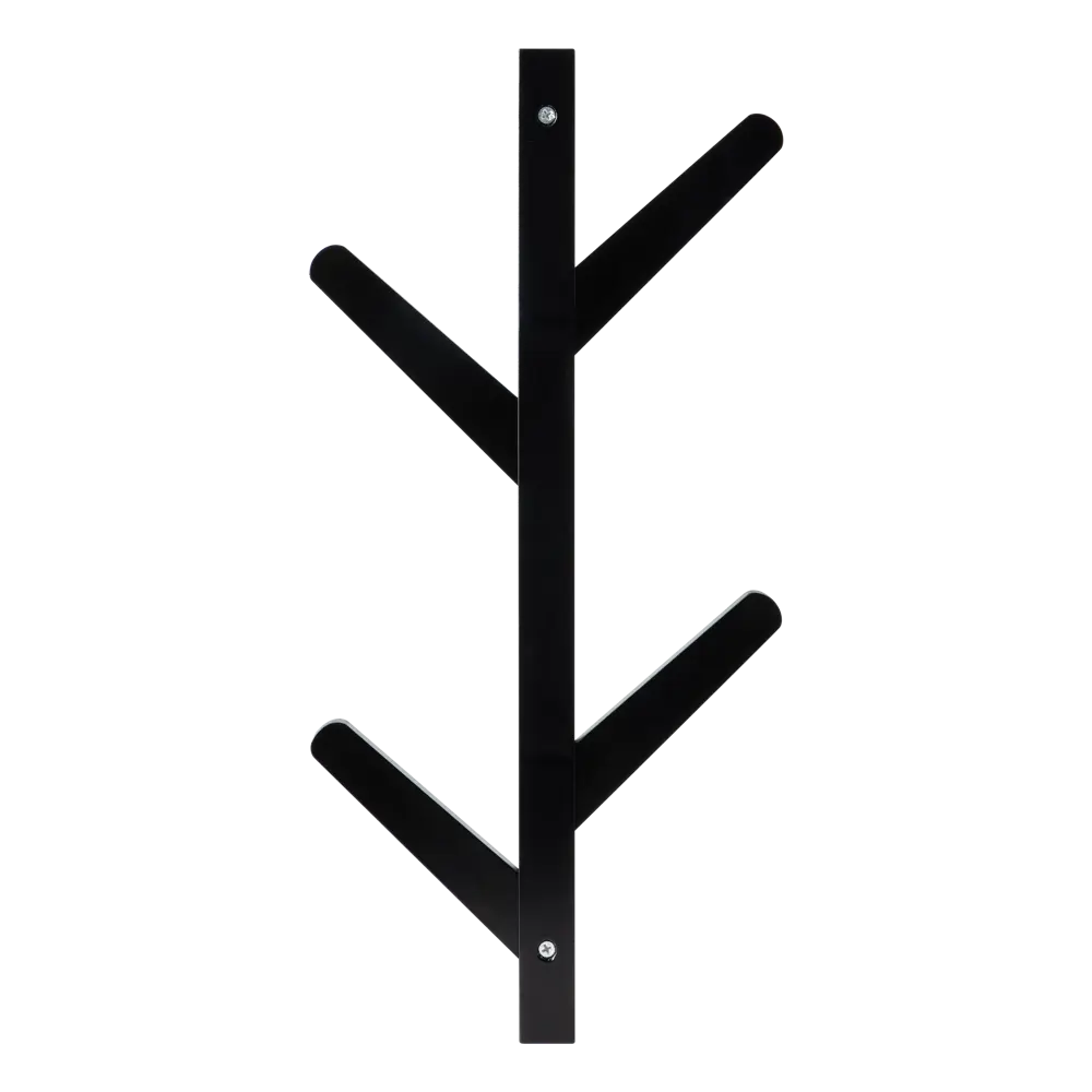 Wooden tree wall hook pine black KONSENSA STLM-2190137 - Вид №2