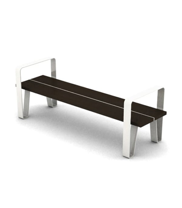 Стальная и деревянная скамья без спинки LAB23 COURT ARCH-00068054 - Вид №32