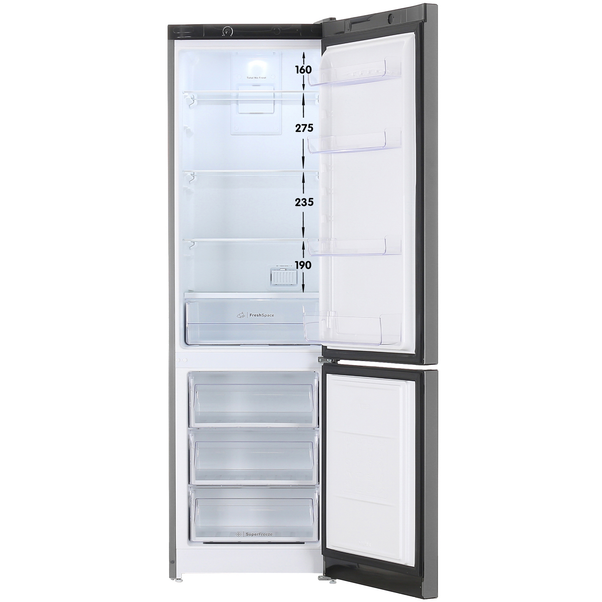 9082294 Холодильник с морозильником   Indesit ITS 4200 NG серый STDN-0027347 - Вид №1