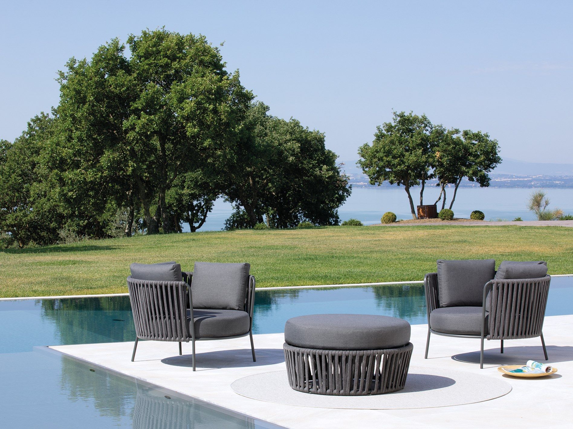 Ткань круглый сад пуфик Vermobil Daisy Rope ARCH-00072518 - Вид №3