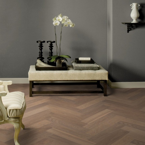 Паркет Ёлка Solidfloor New classic Св. Пол 1128549 Дуб Натур (Рельефная) 610х122 мм 1500200202 - Вид №26