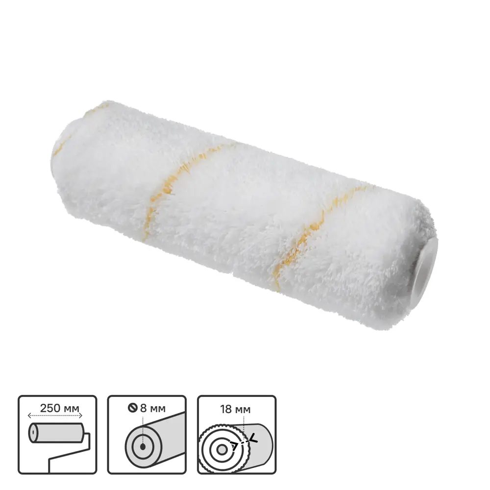 Валик фасадный Dexter 250 мм для профессиональной покраски 82800665 STLM-0036125