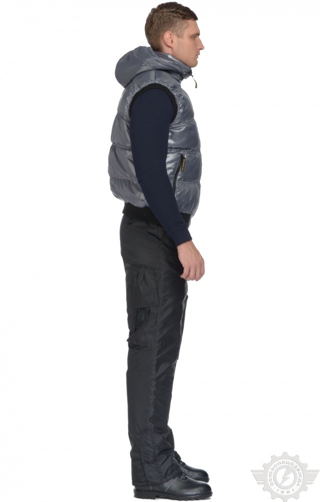 61188 Жилет "Комфорт" зимний серый  Зимняя спецодежда  размер 48-50/170-176  - Вид №8