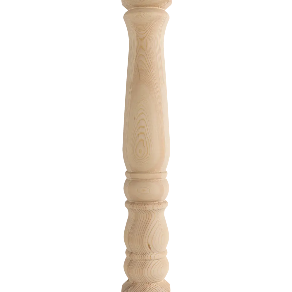 Столб лестничный сращенный хвоя сорт Экстра Яблоко 100x100x1100 мм Santreyd STLM-2054652 - Вид №2